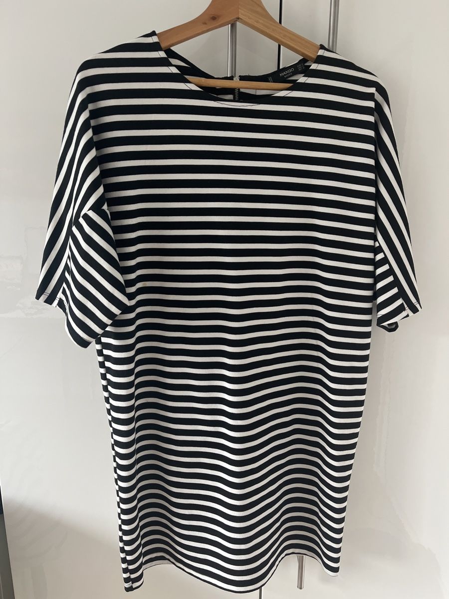 Mango Vestiti: schwarz-weißes Kleid Mango M – Usato da Zürich venduto da cme_ft9l