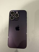 Apple iPhone 14 Pro Deep Purple mit Case guter Zustand