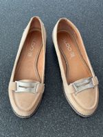 Loafer, Mokassin, Slipper in Grösse 36, beige