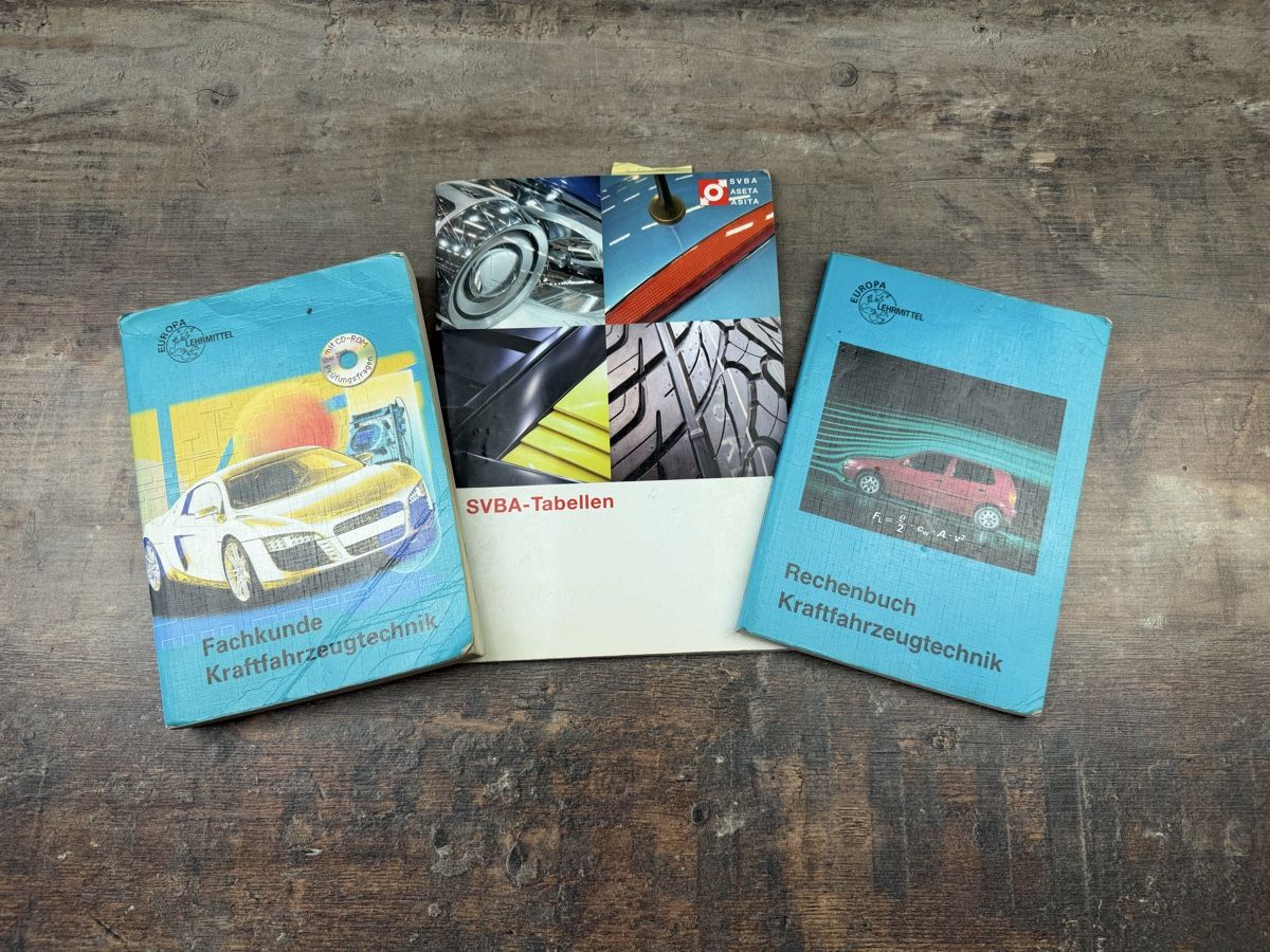 Bücher: Fachbuch Kraftfahrzeugtechnik Bücher SVBA Tabellen – Gebraucht aus Hallau von R.R.91