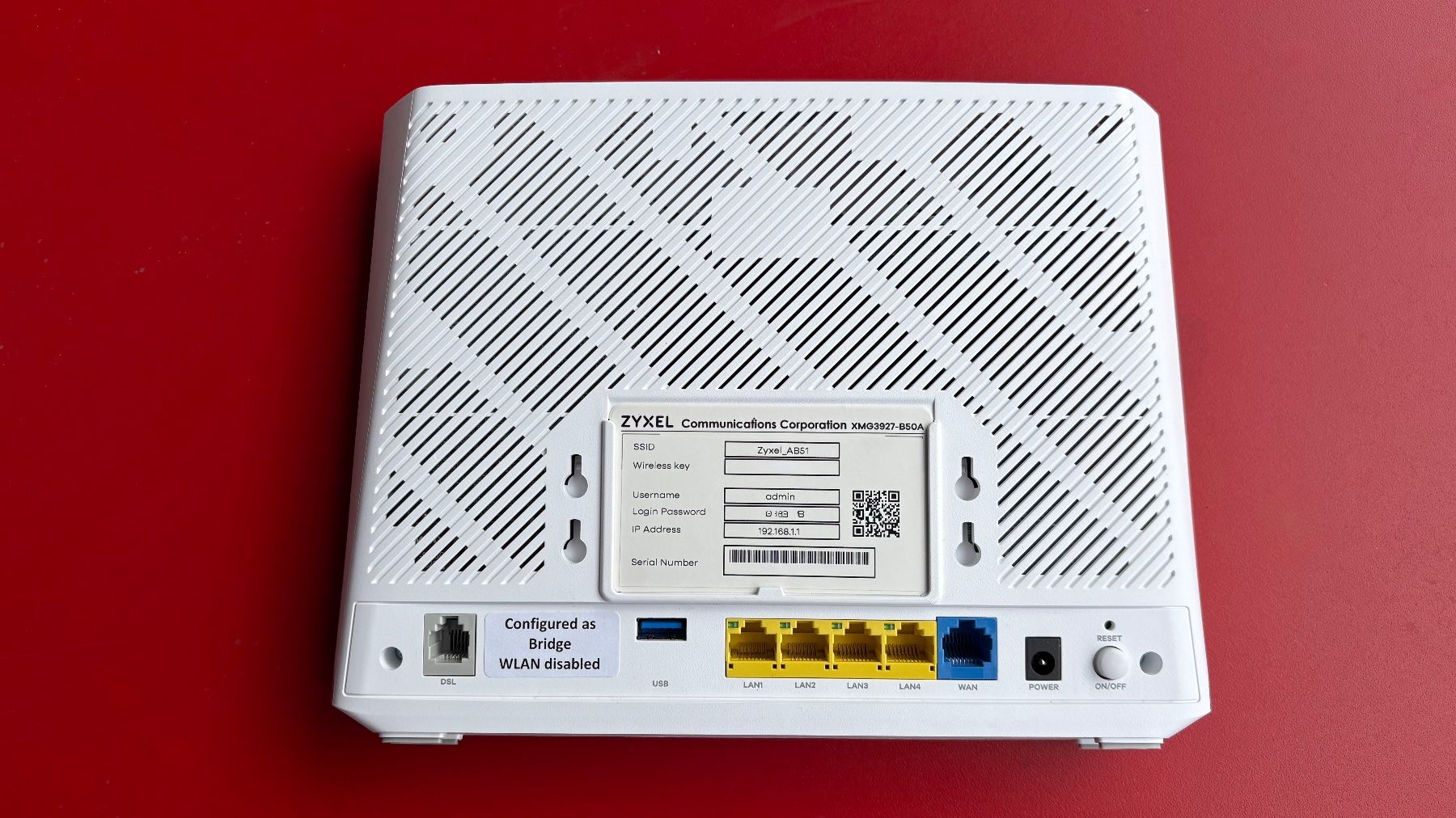 Zyxel XMG3927-B50A WLAN Router – Dual Band – Top Zustand (Gebraucht) in ...