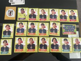 WM 2026 Panini JAPAN Vollständiges Team