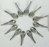 Asiatische Suppenlöffel Set mit 12 Stück