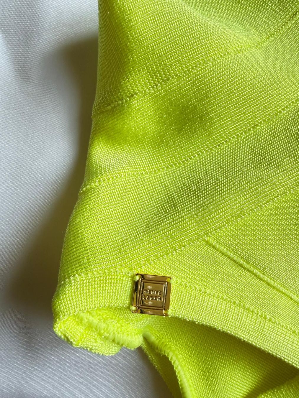 Costumi da bagno & Bikini: Herve Leger Badeanzug, neongelb, Gr. S – Usato da Oberarth venduto da SSS. 4