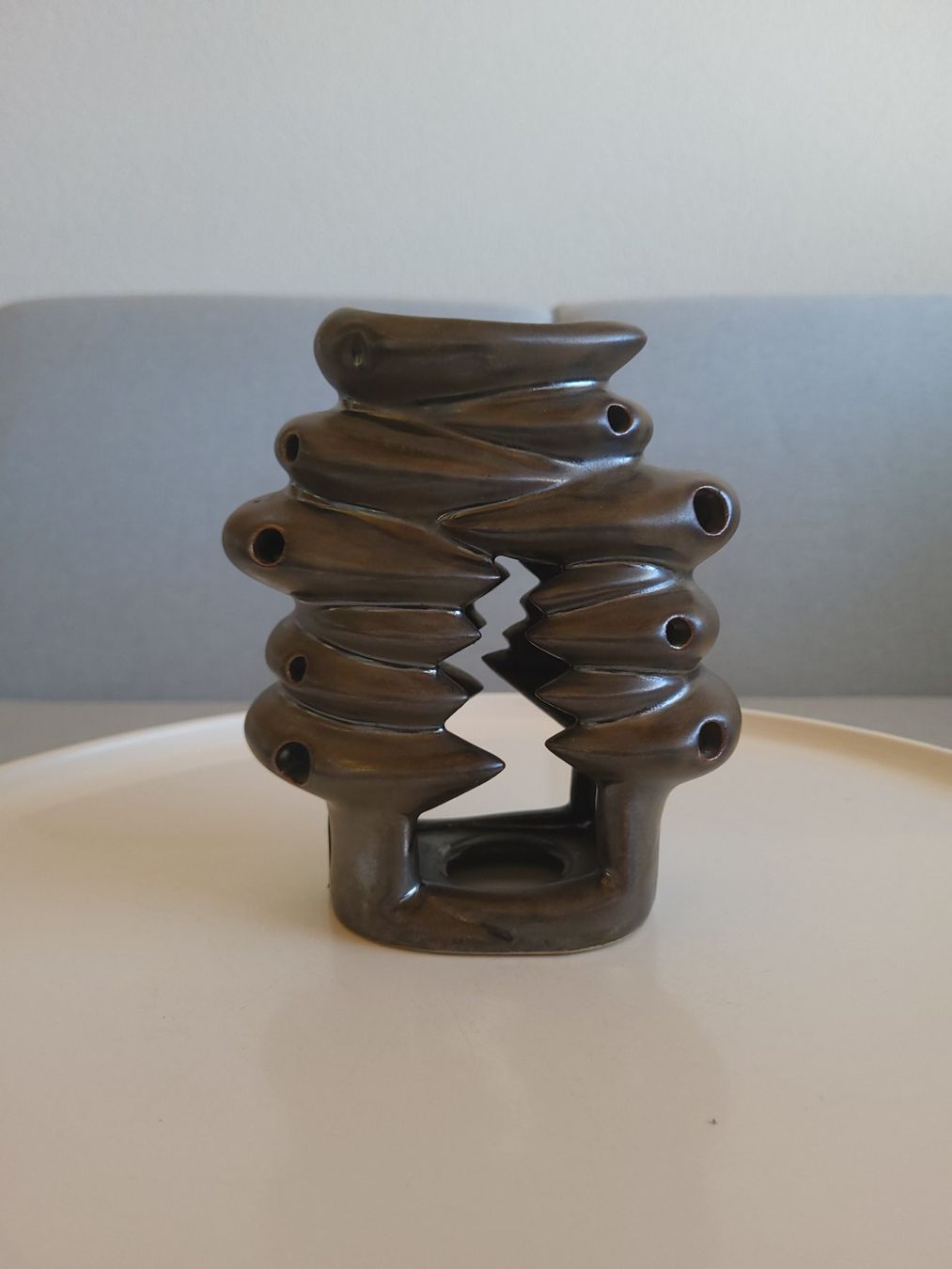 Portacandele: " SIRYKID " Handgemachte  Keramik Aroma Duftlampe – Usato da Savièse venduto da qm2710