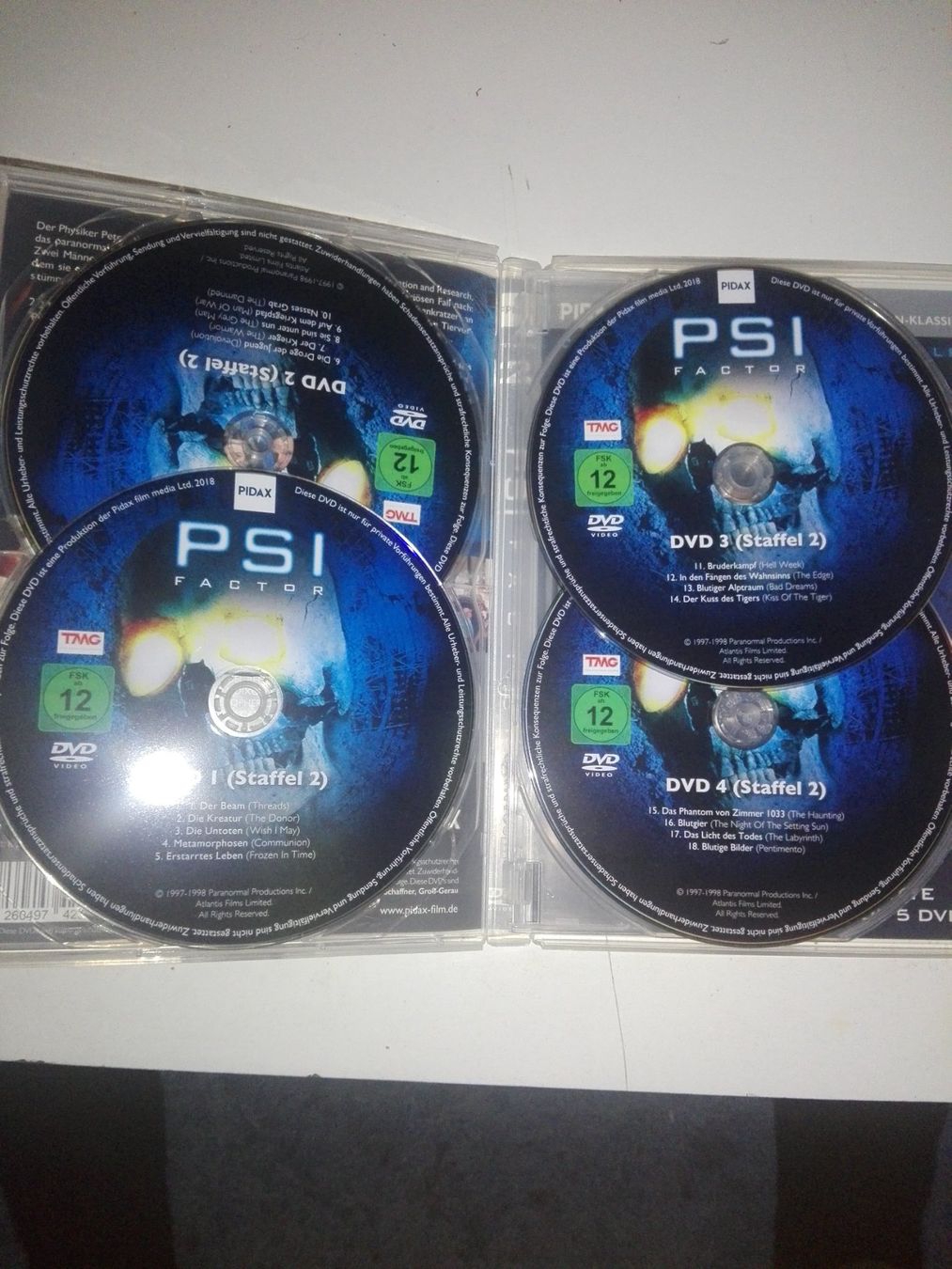Alle DVDs: Psi Factor - Staffel 2   (Deutsch & Englisch)      5-DVDs – Gebraucht aus St.Gallen von elk2022 3