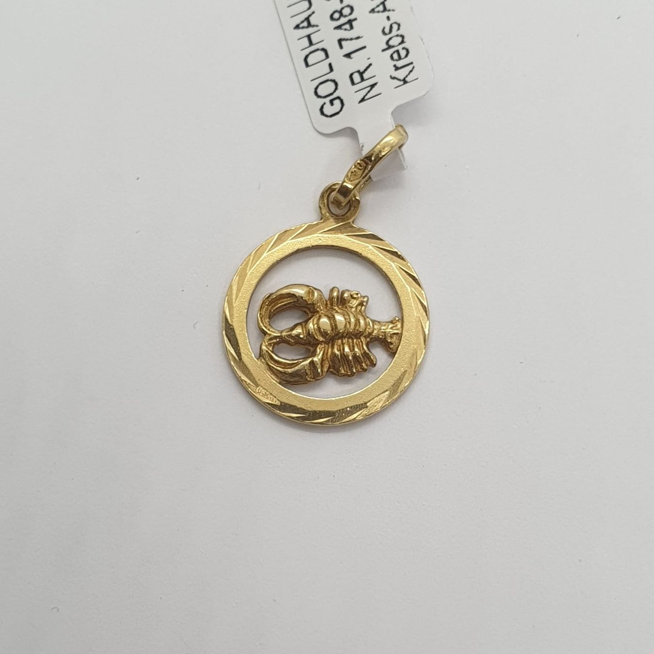 Anhänger: Echt 18K Gold - Krebs Anhänger – Gebraucht aus Luzern von Luzern-Goldhaus 1