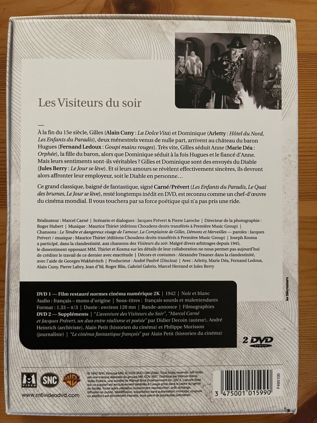 Tutti i DVDs: LES VISITEURS DU SOIR - MARCEL CARNÉ – Usato da Lausanne venduto da sbar224 1