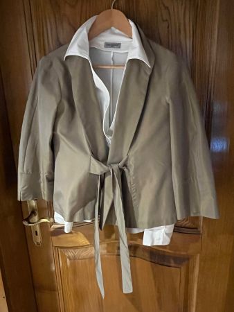 Ensemble élégant jupe & veste tailleur femme enceinte