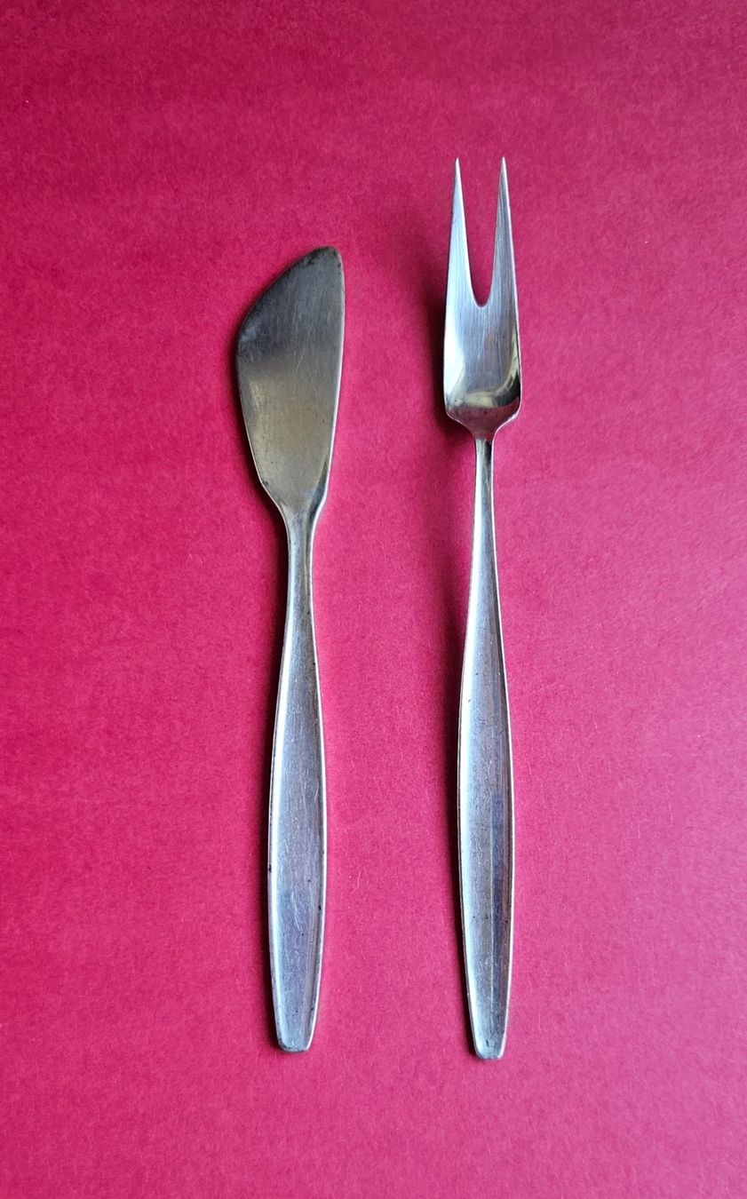 Jensen Set di posate: GEORG JENSEN 925 Silber DENMARK Design  61Gramm – Usato da Tenniken venduto da tententen30 1