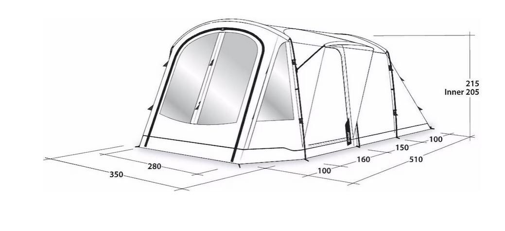 Outwell Tende : Outwell Nevada 5P – Nuovo (secondo la descrizione) da Attinghausen venduto da Gitschenblick 5