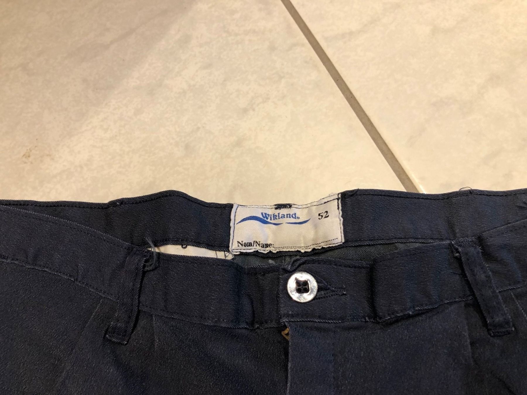 Pantaloni: Arbeitshose d-blau Gr. 52 ( 8 ) – Usato da Schübelbach venduto da Dolly990_2 1