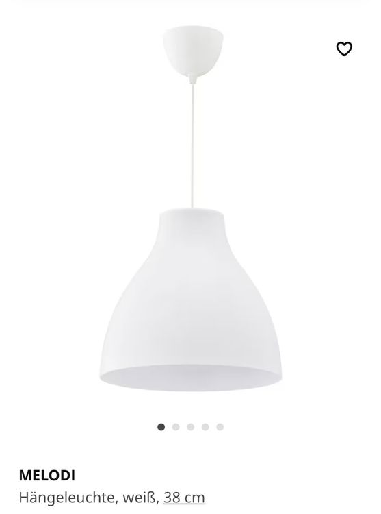 Ikea Hängeleuchte Lampe Melodi Kaufen auf Ricardo