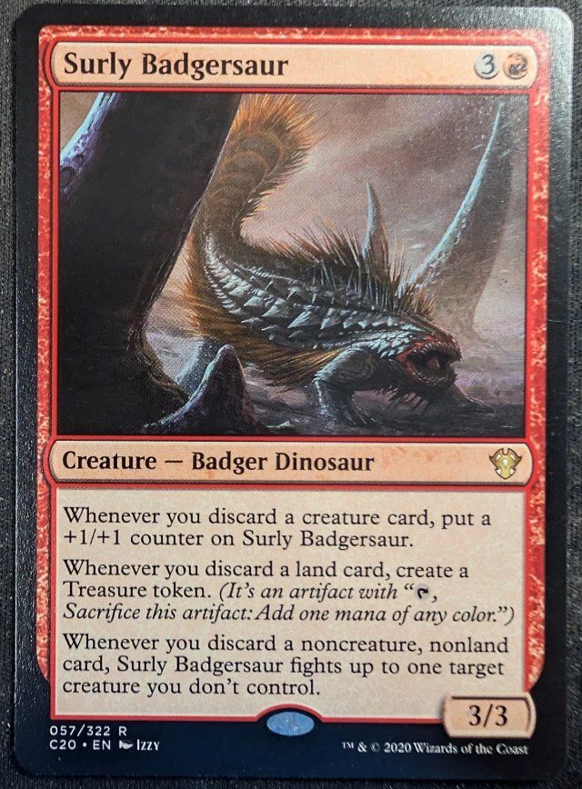 Magic The Gathering Carte collezionabili: Surly Badgersaur - MtG - EN – Usato da Bolligen venduto da Gurkenfeld