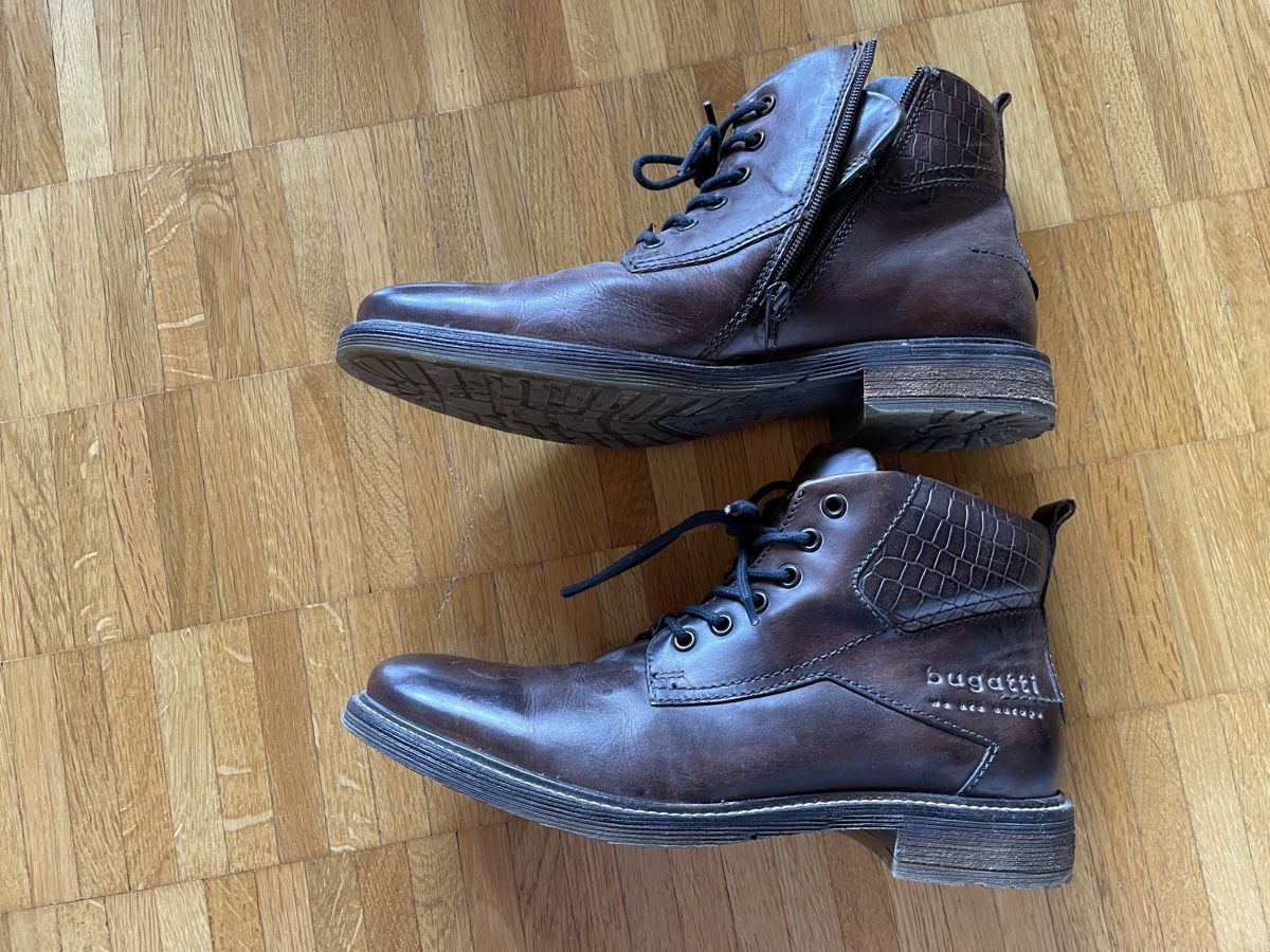 Bugatti Herrenschuhe: Lederstiefel Bugatti Herren Gr. 42 – Neu (gemäss Beschreibung) aus Davos Monstein von pendragon79 1