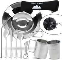 Camping Besteck & Geschirr Set