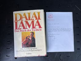 Dalai Lama signiertes Buch Biografie „Das Buch der Freiheit“