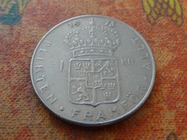 SUEDE  1  Krone  1973
