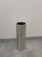 Boden-Vase silberfarben 51 cm hoch guter Zustand