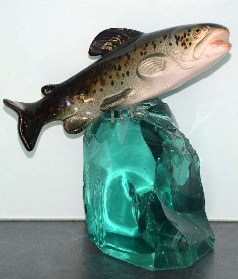 Bicchieri: Glasfische / Poisson en verre 4 kg – Usato da Collonges venduto da Auganien 2