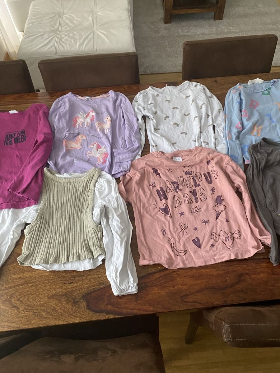 Zara Camicette, T-shirt & Top: 7 Mädchen Langarmshirts Gr. 122/128 Herbst – Usato da Zürich venduto da Nutla 1