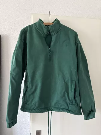 Adidas half zip Pullover Grün S