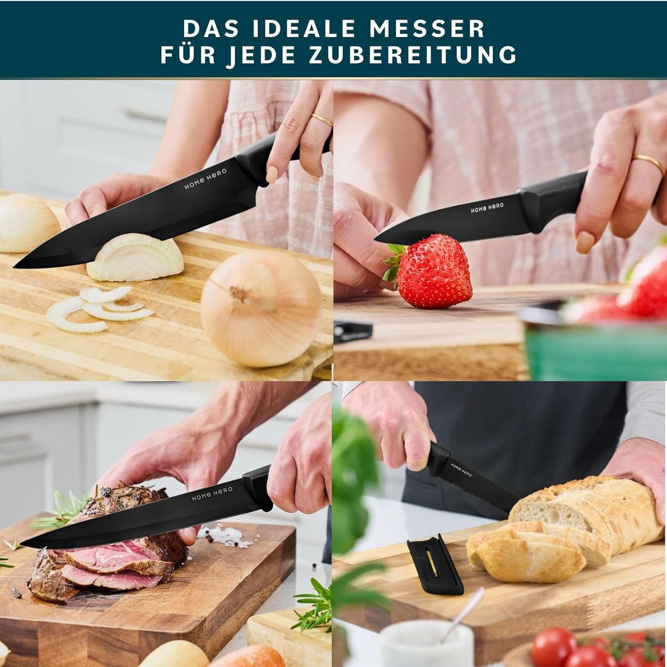 Couteaux: Küchenmesser Set 20-teilig mit Messerblock – Neuf avec emballage d'origine à Herisau par Senn24 4