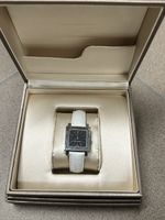 Bvlgari Damenuhr SQ 27 SLD, Weiss, Stahl, Lederband