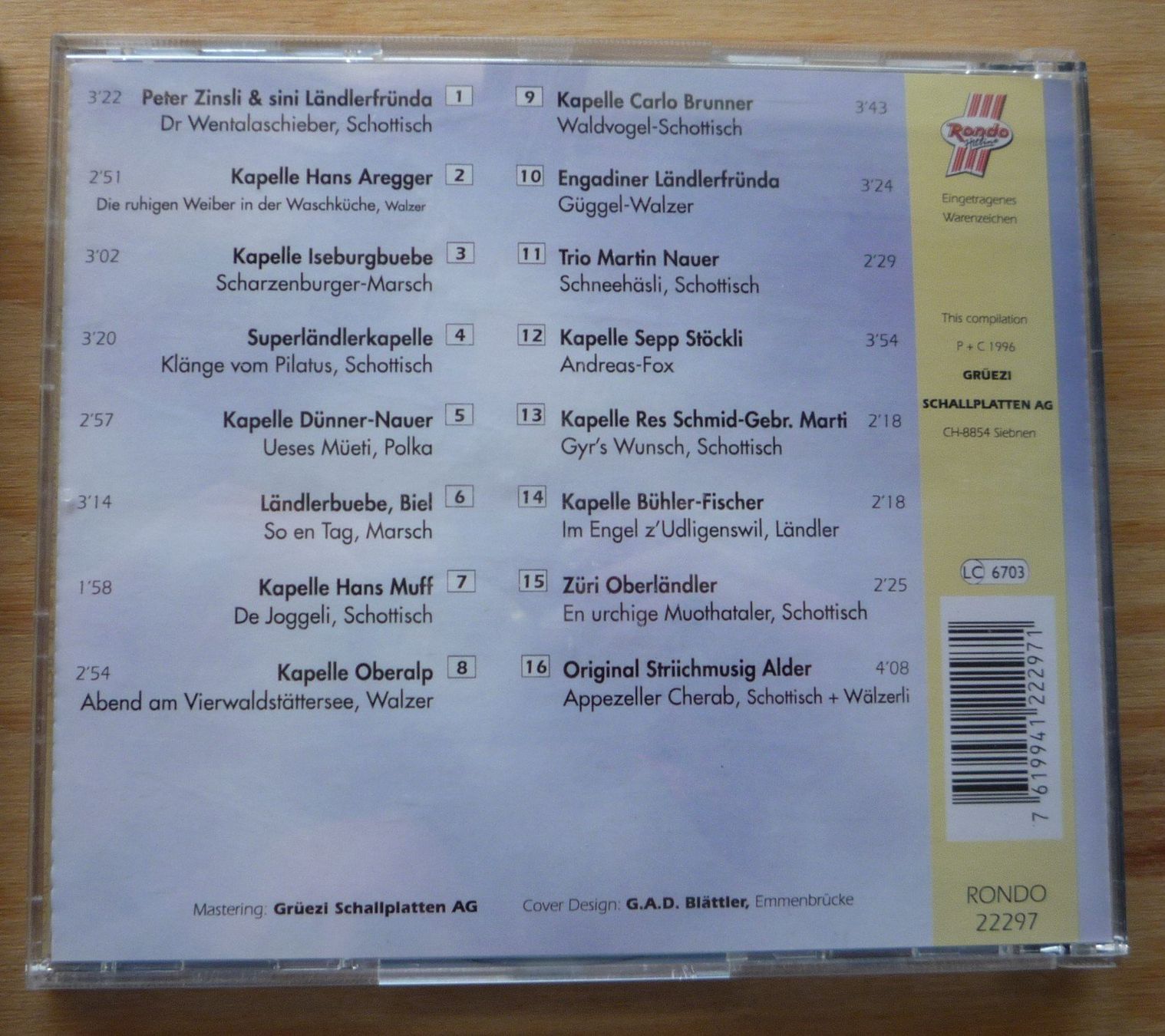 CDs: 2 CD Ländler Musik – D'occasion à Rieden SG par Brockehuesli 1