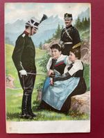 Ansichtskarte Kavallerie Rekrutenschule Zürich 1906 gebrauch