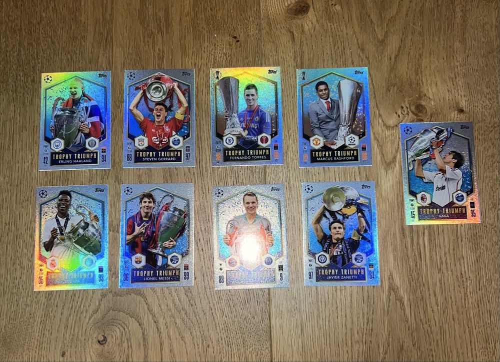 Topps match attax, Trophy Triumph Komplett! 1