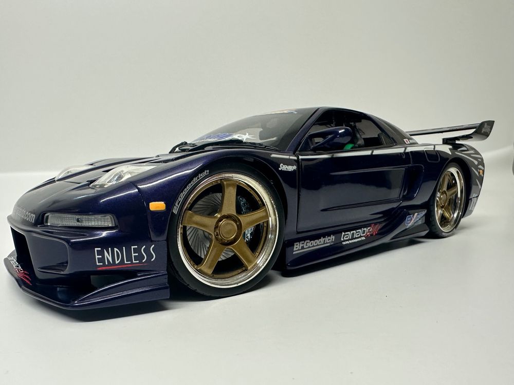 Honda NSX (Acura) 1:18, midnight purple, Muscle Machines (Usato) a - Main Image