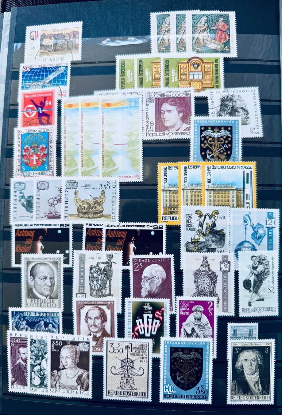 Alle Briefmarken: **Briefmarken Sammlung Republik Österreich viel Postfrisch** – Gebraucht aus Langrickenbach von MeUs74 9