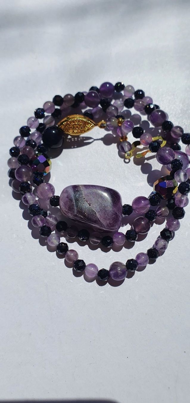 Catenine: Amethyst mit Sandstone – Nuovo (secondo la descrizione) da Benglen venduto da Meercat3 3