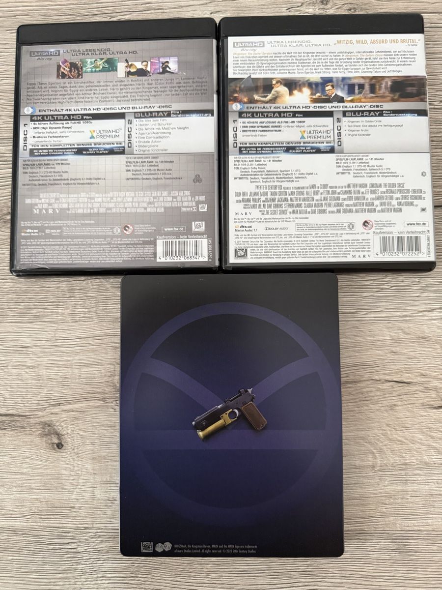 Tutti i DVDs: The Kingsman 1-3 4K UHD – Nuovo (secondo la descrizione) da Willisau venduto da ste_sc8j 1
