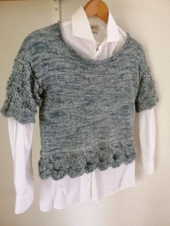 Sommerpulli "Zirconium" Merino/Seide NEU