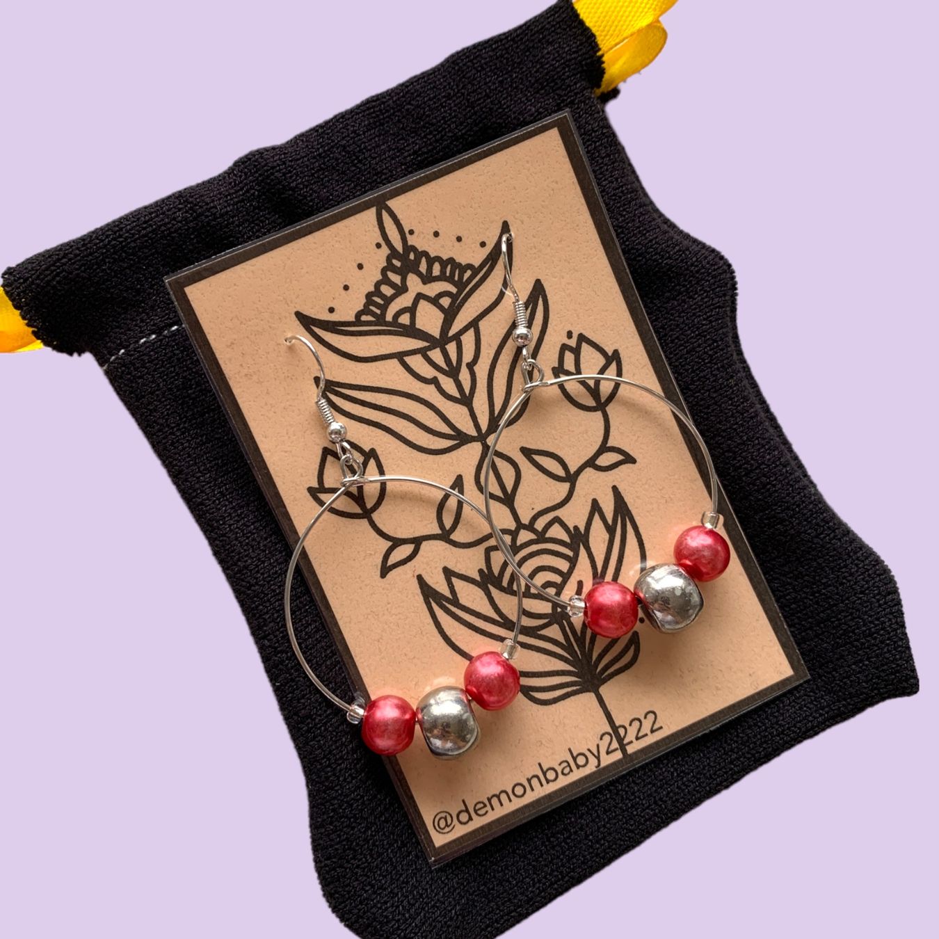 Orecchini pendenti & Orecchini a lobo: “Fred” earrings – Nuovo (secondo la descrizione) da Basel venduto da demonbaby2222 1