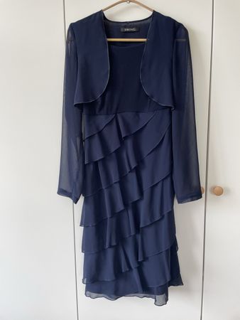 SWING Festkleid/Cocktailkleid mit Chiffon-Bolero Gr. 34 (XS)