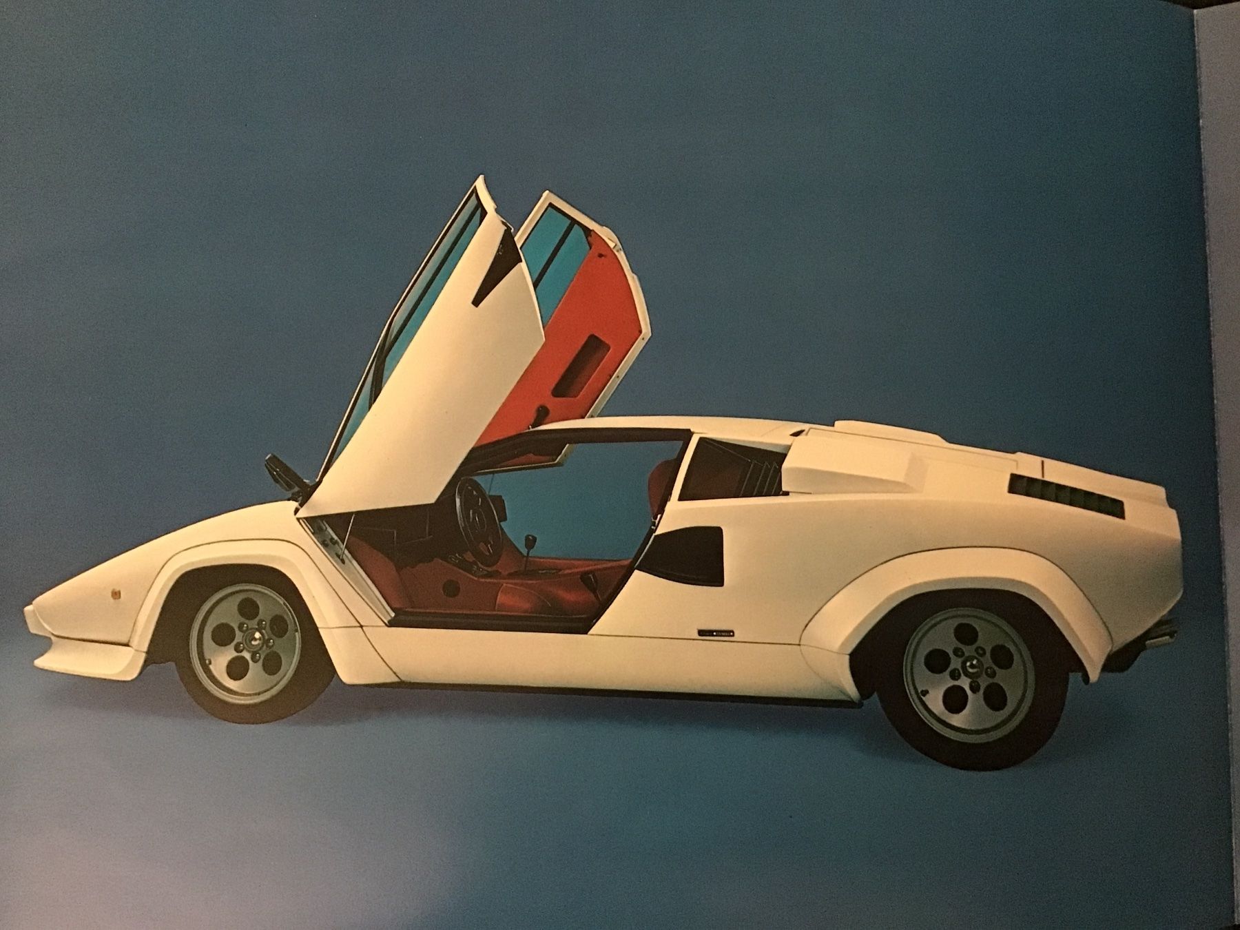 Lamborghini Dokumente: Lamborghini Countach LP 5000 quattrovalvole Prospekt 6 S. – Gebraucht aus Scherzingen von Starseller62 3