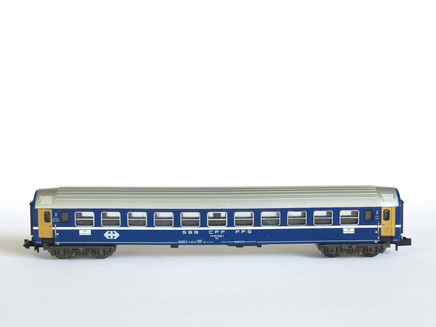 Trix Modellini di ferrovie: Minitrix 13067 - SBB UIC Liegewagen Bcm – Usato da Dietikon venduto da freiman86 1