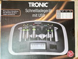Akku Schnellladegerät Tronic USB - Top Zustand!