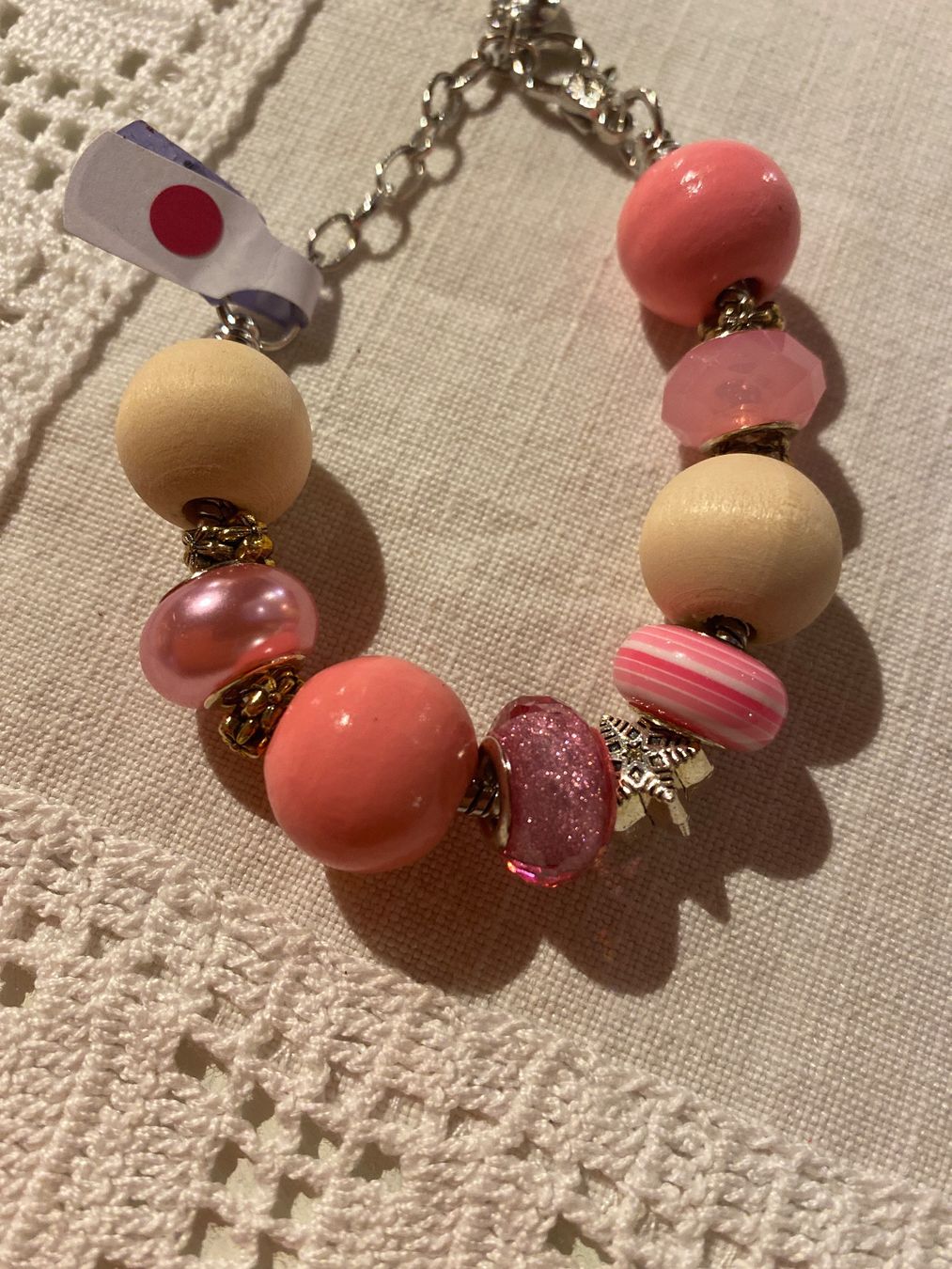 Bracciali & Braccialetti: ARMKETTE PERLEN-ROSA – Nuovo e nell'imballaggio originale da Meienried venduto da ManuelaBoutique 1