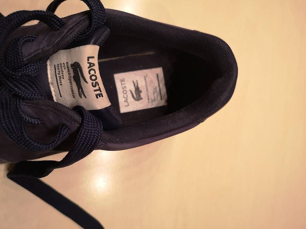 Herrenschuhe: Lacoste Sneaker dunkelblau Grösse 46 – Gebraucht aus Rüti ZH von sbm_p8jg 3