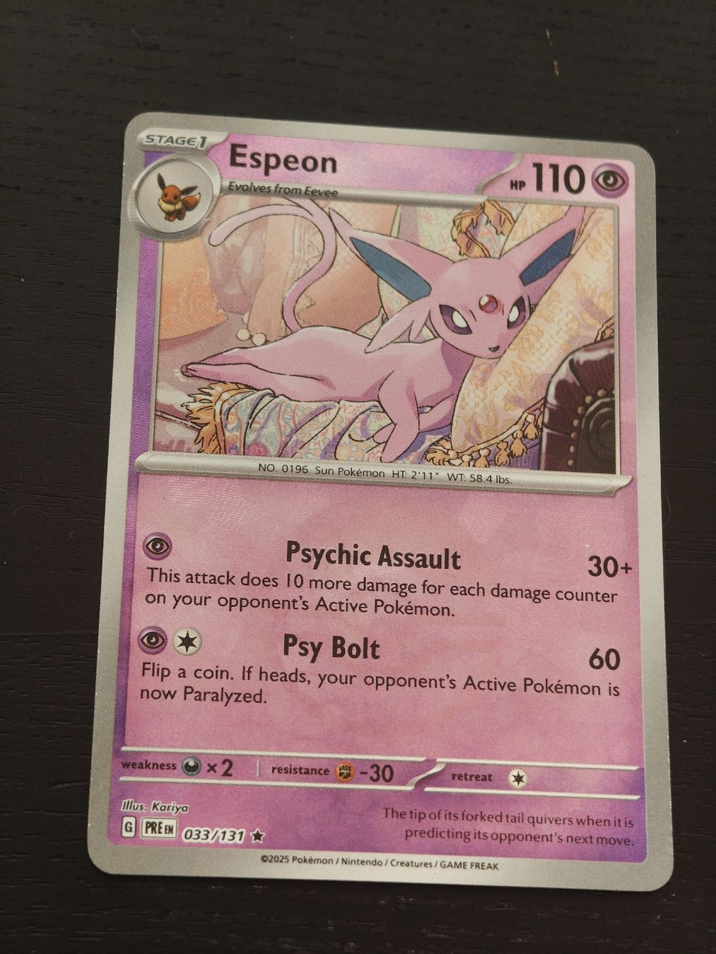 Pokémon Carte collezionabili: Espeon Pokeball 031/131 EN – Nuovo (secondo la descrizione) da Therwil venduto da Cordachu_Trade