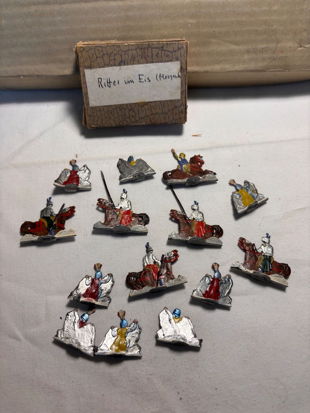 Statuette: antike Zinnfiguren Ritter – Usato da Hindelbank venduto da brm_72zv 6