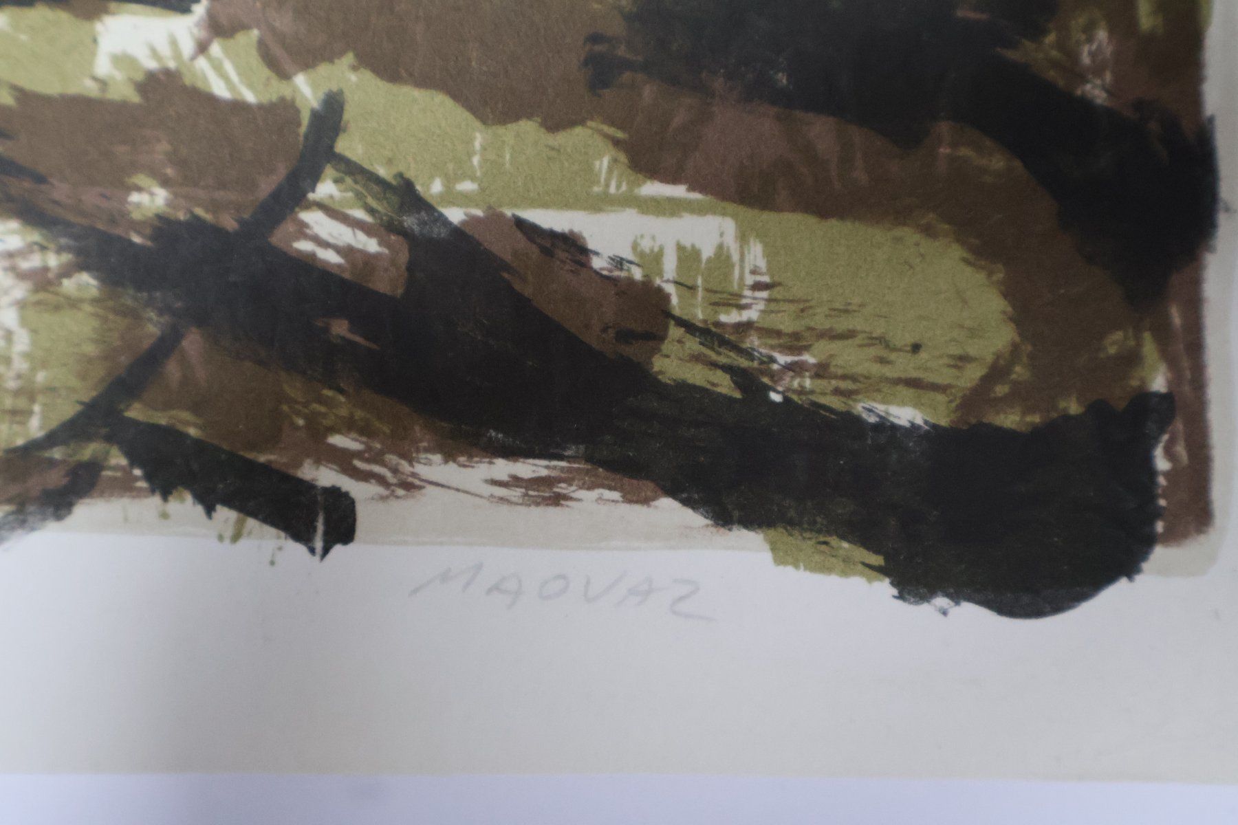 Foto & Immagini: Handsignierte Lithografie Maovaz Pferde 162/200 – Usato da Neuhausen venduto da Rabautax123 1