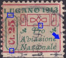 VORLÄUFER LUGANO 1913, IX, fehlerfrei mit Attest, K: 2500.-+