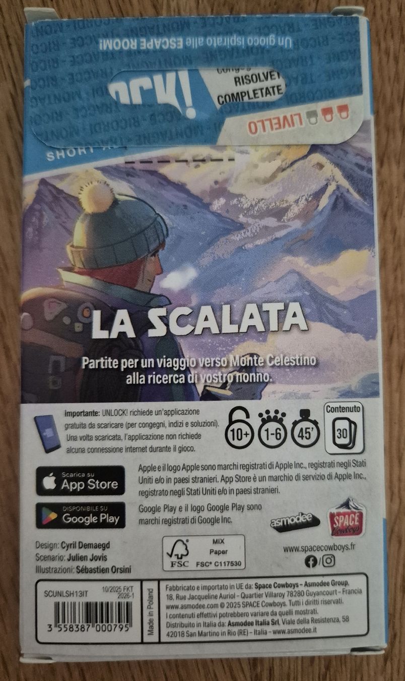 Giochi: Unlock Short La Scalata / Der Aufstieg – Usato da Altstätten SG venduto da bluedine 1
