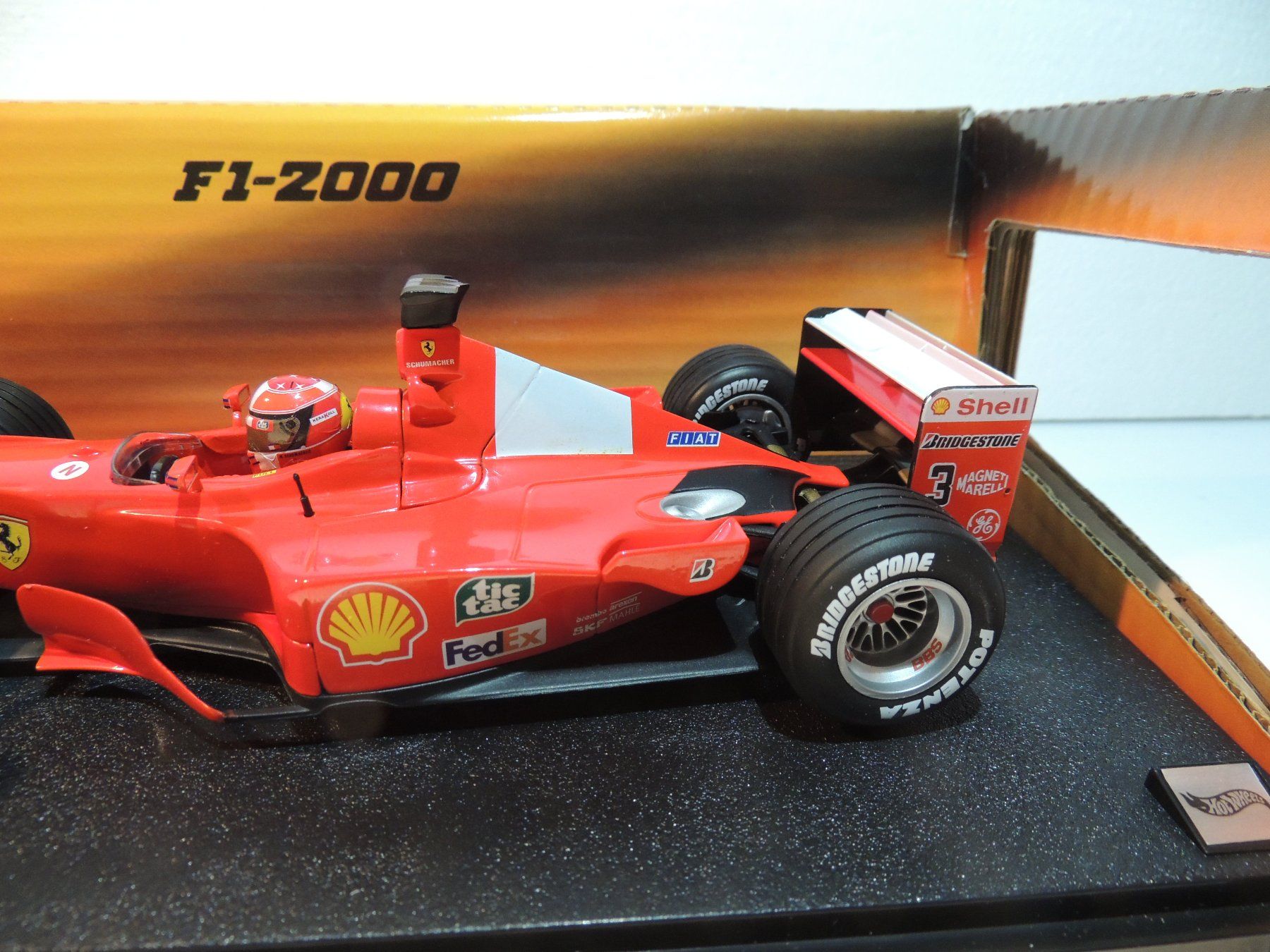 Hot Wheels Modellini d'auto: Hot Wheels Ferrari F1 2000 MSC 1:18 – Usato da Corminboeuf venduto da corbay 2