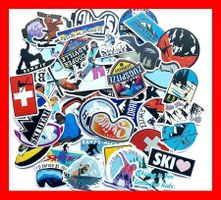 Skigebiete Snowboard Laax Davos Arosa 50 tlg Stickerset
